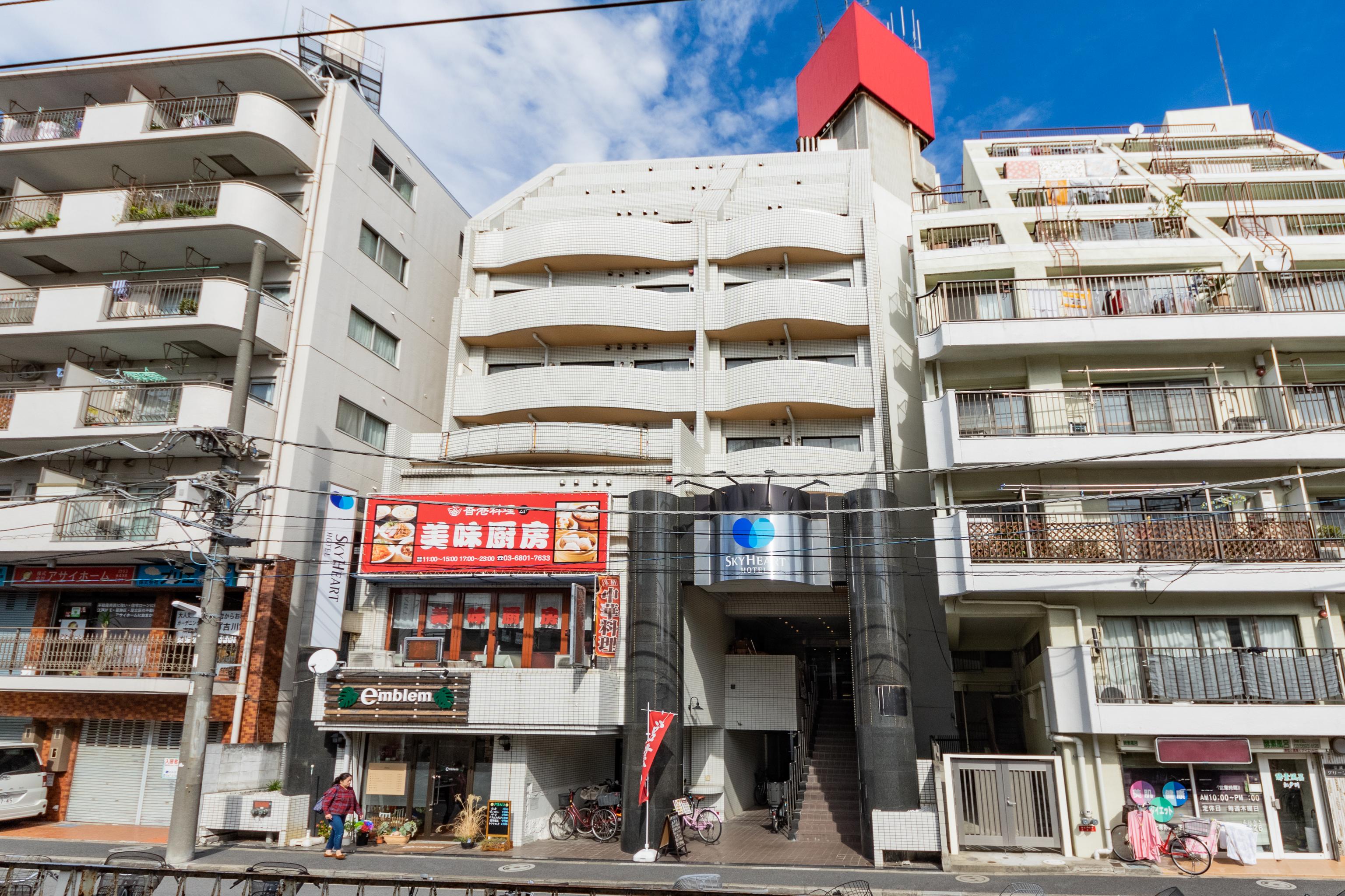 Sky Heart Hotel Koiwa Präfektur Tokio Exterior foto